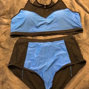 ✨Swim Suits For All Mesh High-Waist Bikini✨